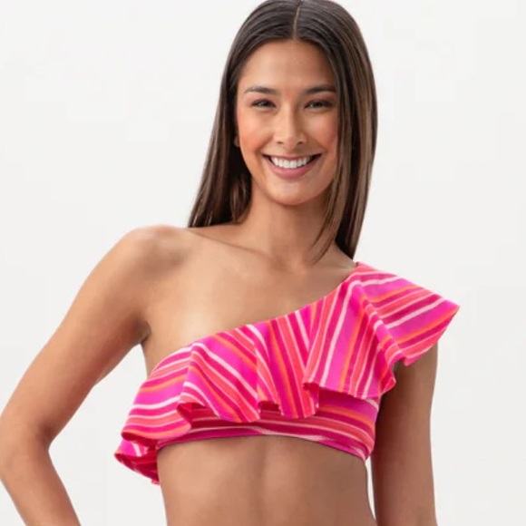 TOP AND BOTTOM TRINA TURK MARAI LOW RISE FRENCH CUT SWIM - Picture 2 of 10